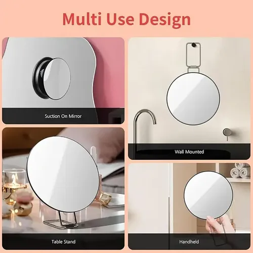 Lupa Plegable De Viaje Con Espejo De Aumento 30x Para