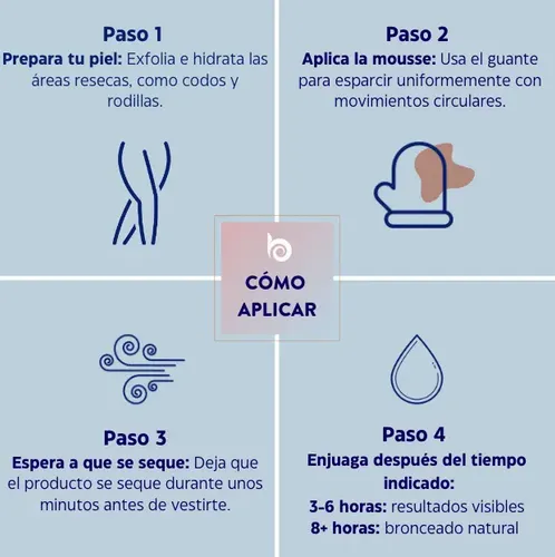 Mousse Autobronceadora Vegana Transparente 150 Ml