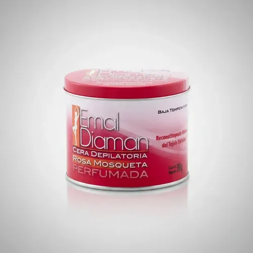 Emal Diaman Cera Depilatoria Rosa Mosqueta Lata 350g