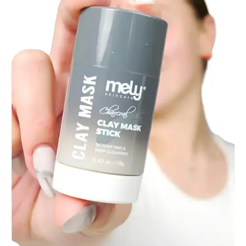 Mascarilla Mely Stick Arcilla Extracto Carbon Detox En Barra