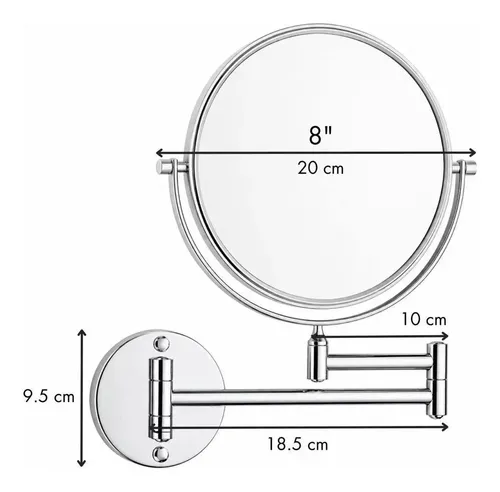 Gimify F97TJ5H7S977H5 Redondo – Luz cálida / Blanco cálido – Plateado – Recargable 20 cm (Incluye: Con luz)