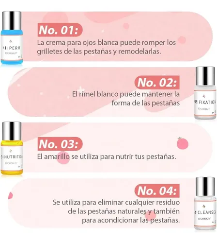 Kit De Permanente De Pestañas, Laminación De Cejas