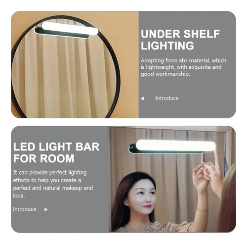 Z, Espejo Led Montaje Magnético Con Barra Luz Táctil Regu