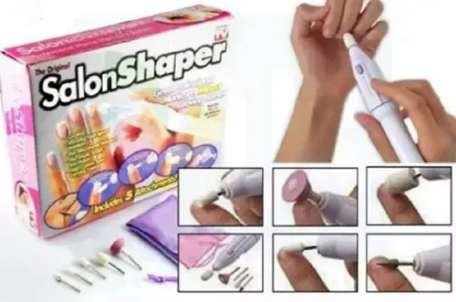 Mini Torno Set Portatil Manicuria Pedicuria Lima Uñas A Pila