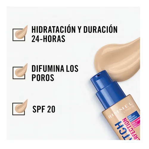 Base Líquida Rimmel Match Perfection