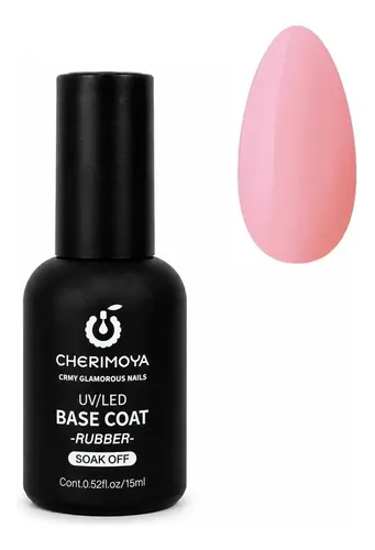 Base Coat Cherimoya Rubber Esmalte De Uñas Profesional