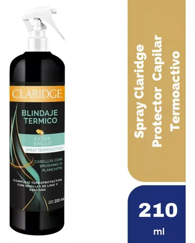 Spray Claridge Protector Capilar Termoactivo X 210 Ml