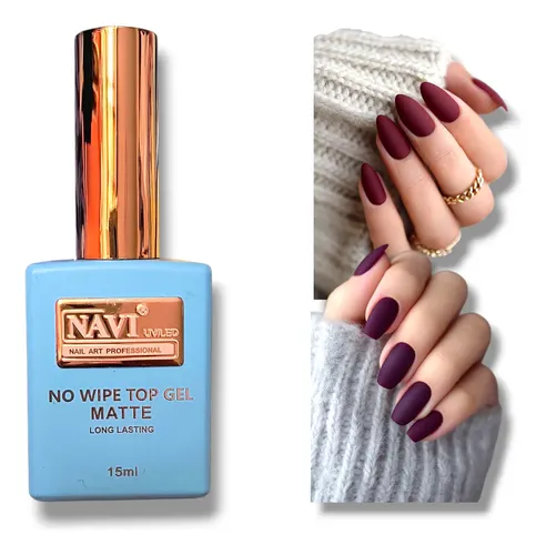 Top Coat Efecto Matte 15ml Navi Uñas Transparente