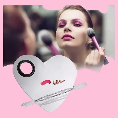 Paleta De Maquillaje Cosmético De Belleza Con Espátula