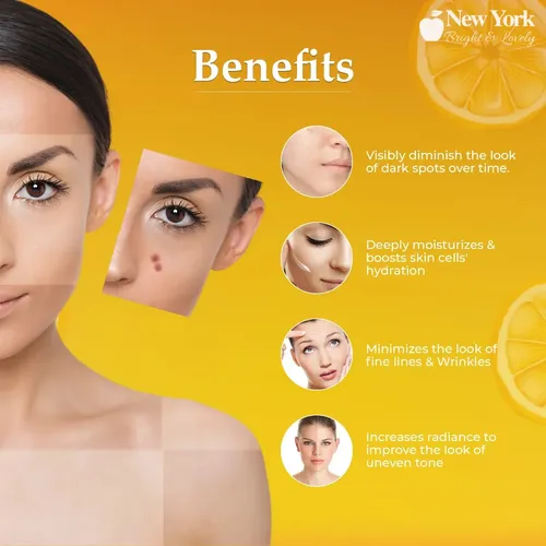 Crema Facial Aclarante New York Hidratante Manchas Piel Acné Sensible Noche