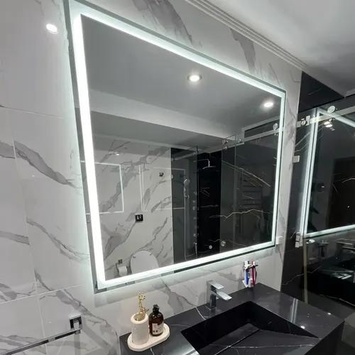 Espejo Rectangular Luz Led 140x70cm Touch On/off Dimmer