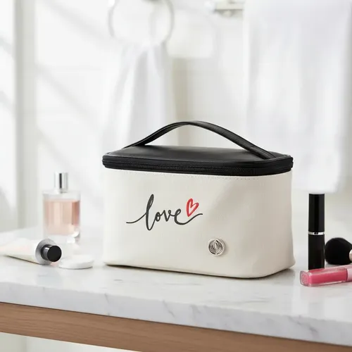 Neceser Portacosméticos Cúbico Love Organizador Maquillaje