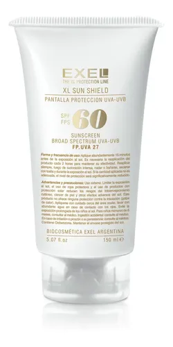 Pantalla Proteccion Solar Uva Uvb Fps 60 Exel 150ml