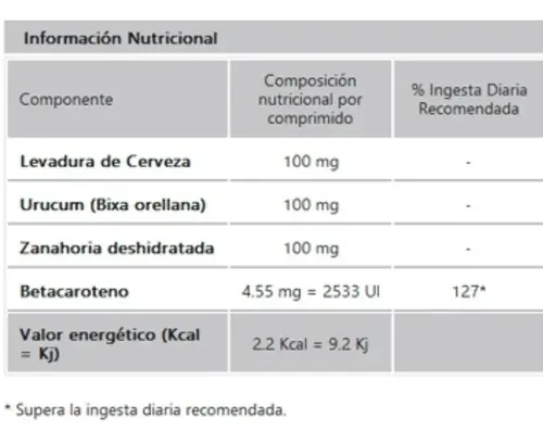 Autobronceante Pastillas Bronceador Protector Piel Geosun X5