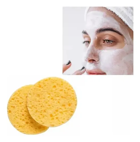 Esponja Facial Exfoliante Desmaquilladora Textura Suave