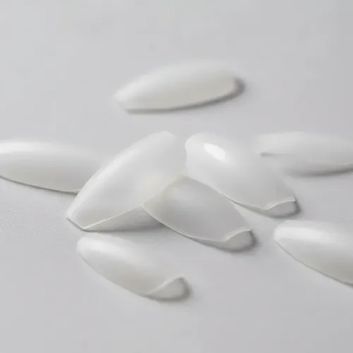 Tips Soft Gel Coffin Medianos Forma Ataud Mate X504