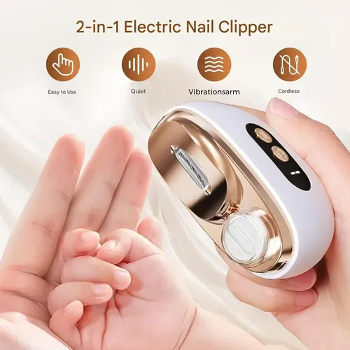 Afiladora Eléctrica 3 En 1 Para Uñas Led, 3 Velocidades