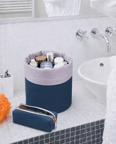 Bolso Organizador Cosméticos Baño Neceser+cartuchera Maquill