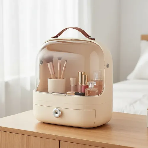 Organizador Porta Cosmeticos Maquillaje Make Up Capsula Gde