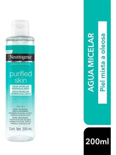 Agua Micelar Neutrogena Purified Skin 7 En 1 200ml