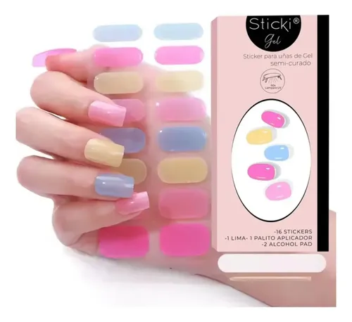 Adhesivos De Gel Semicurados Para Uñas (requiere Lámpara U)