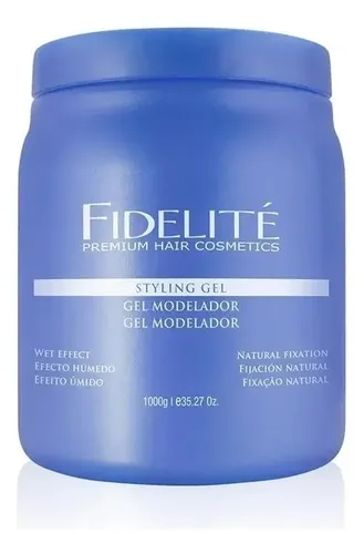 Gel Efecto Húmedo Fijación Natural Fidelité 1000 Gr.