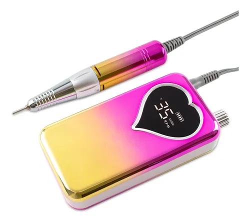 Taladro De Uñas Eléctrico 0-35000 Rpm Recargable Con Cable