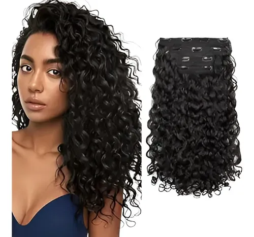 Extensiones Con Clips Black Brown Para Cabello Mujer
