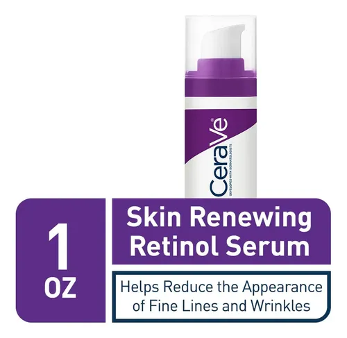 Sérum Antiedad Con Retinol Cerave Para Rostro, 1 Onza Todo Tipo De Piel Día/noche