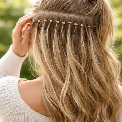 Microring 500 Unid.p/colocación Extensiones Cabello Natural