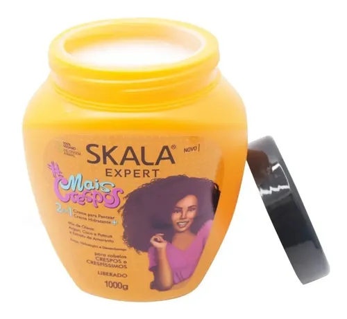 Máscara Skala Mais Crespos 2 en 1 Para Cabello Rizado y Ondulado de 1 kg