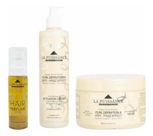 La Puissance Máscara Crema De Peinar Rulos Perfume Anti Friz