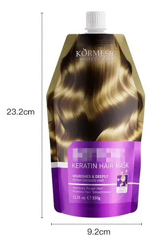 Mascarilla Capilar De Queratina Kormesic De 350 G, Paquete D