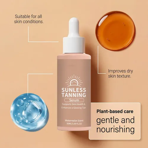 Natural Bronzing, Moisturizing & Long-lasting, Quick-dry