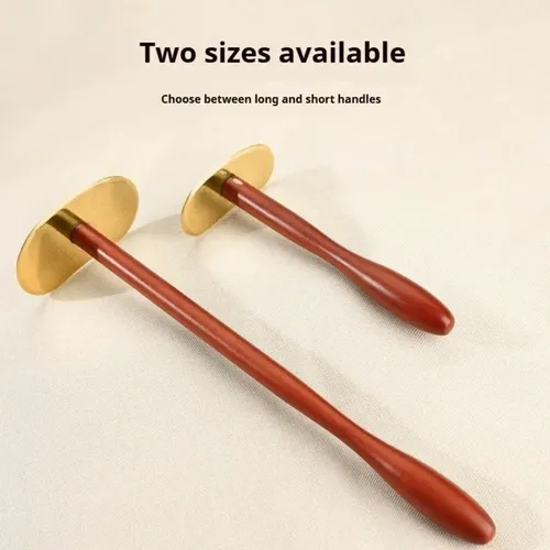 Tabla Gua Sha De Bronce Con Mango Largo Para Masajes