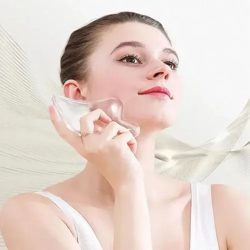Tablero Gua Sha Transparente, Masaje Gua Sha For