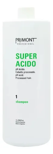 Primont Super Ácido Kit Shampoo + Acondicionador Pelo 1l