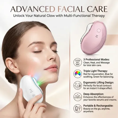 Dispositivo Led Gua Neck Sha Para Cuidado Corporal Y Facial