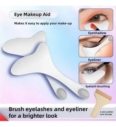 Gua Sha Metálica Y/o Plantilla De Eyeliner/ Delineado Naez