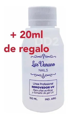 Removedor Para Uñas Semipermanentes Las Varano 100ml