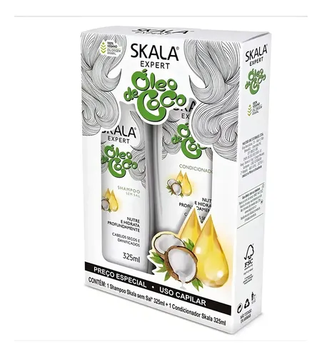 Kit Shampoo + Acondicionador Skala Coco