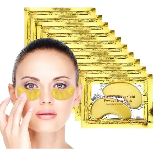 Parches Para Ojos Ojeras Colágeno Oro Arrugas 20 Pares