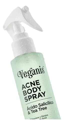 Spray Corporal Veganis Anti Acné Ácido Salicílico 150ml