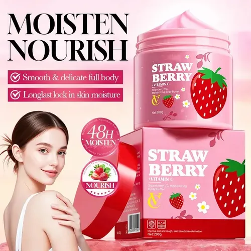 Loción Corporal Hidratante Para El Invierno Frutilla