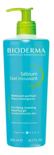 +lh ‘]bioderma Sébium Gel Y Moussant 500 Ml~ Cn/ Grasa Día/noche
