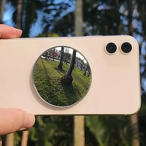 Espejo De Selfie Compacto Con Adhesivo Para Vlog Y Teléfono