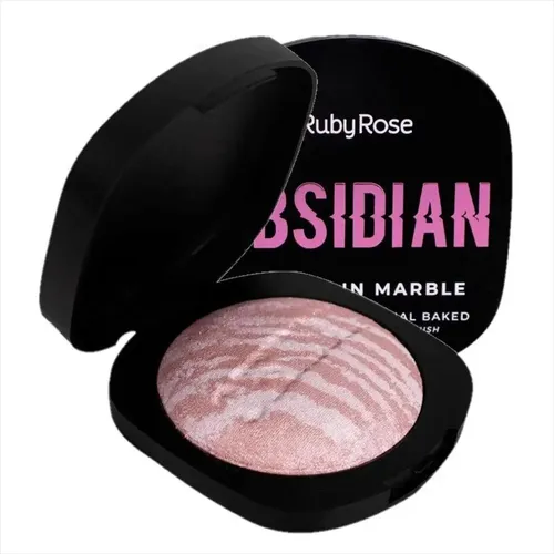 Rubor Compacto Blush Carved In Marmol Ruby Rose Multifuncion