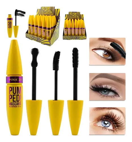 Rimel Mascara Pestañas Pumped Waterproof 24 Hrs Pink21 Color Modelo 2