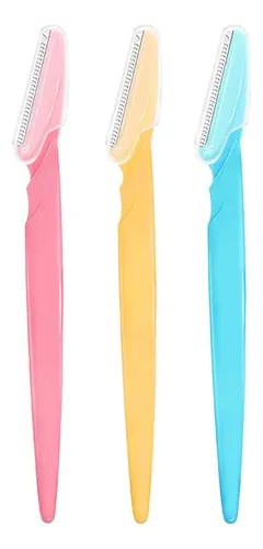 Perfilador Cejas X3 Tineke Navaja Quita Vello Facial Depilador Blister 3 Unidades