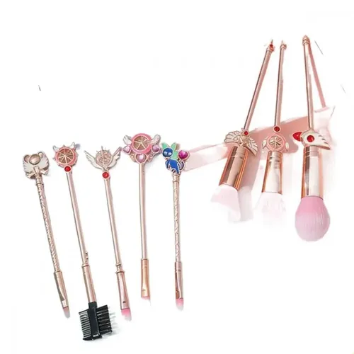 Kit De 8 Brochas De Maquillaje Sakura Magic Wand